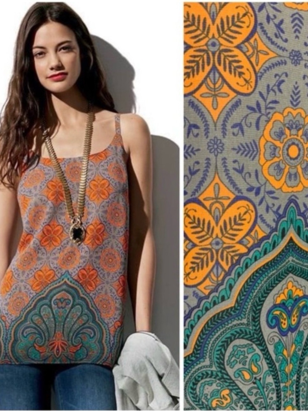 CAbi 3082 Arabesque Modern Cami Size XL